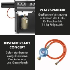 Highgrade 4 IB Gasgrill 6 Brenner 19,8 KW 71x46cm Grill Edelstahl 16 Highgrade 4 IB Gasgrill 6 Brenner 19,8 KW 71x46cm Grill Edelstahl -Garten Store 10032580 de 0008 logo