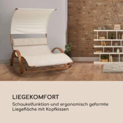 Mauritius Schwingliege Mit Dach ComfortMesh 180kg Max.wetterfest Creme -Garten Store 10032587 de 0005 logo