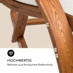 Mauritius Schwingliege Mit Dach ComfortMesh 180kg Max.wetterfest Creme -Garten Store 10032587 de 0006 logo