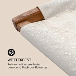 Mauritius Schwingliege Mit Dach ComfortMesh 180kg Max.wetterfest Creme -Garten Store 10032587 de 0007 logo