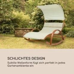 Mauritius Schwingliege Mit Dach ComfortMesh 180kg Max.wetterfest Creme -Garten Store 10032587 de 0008 logo