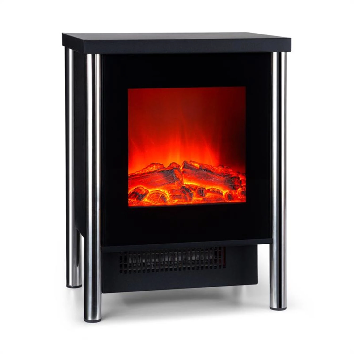 Copenhagen Elektrischer Kamin 950/1900W Thermostat Glasfront 1 Copenhagen Elektrischer Kamin 950/1900W Thermostat Glasfront