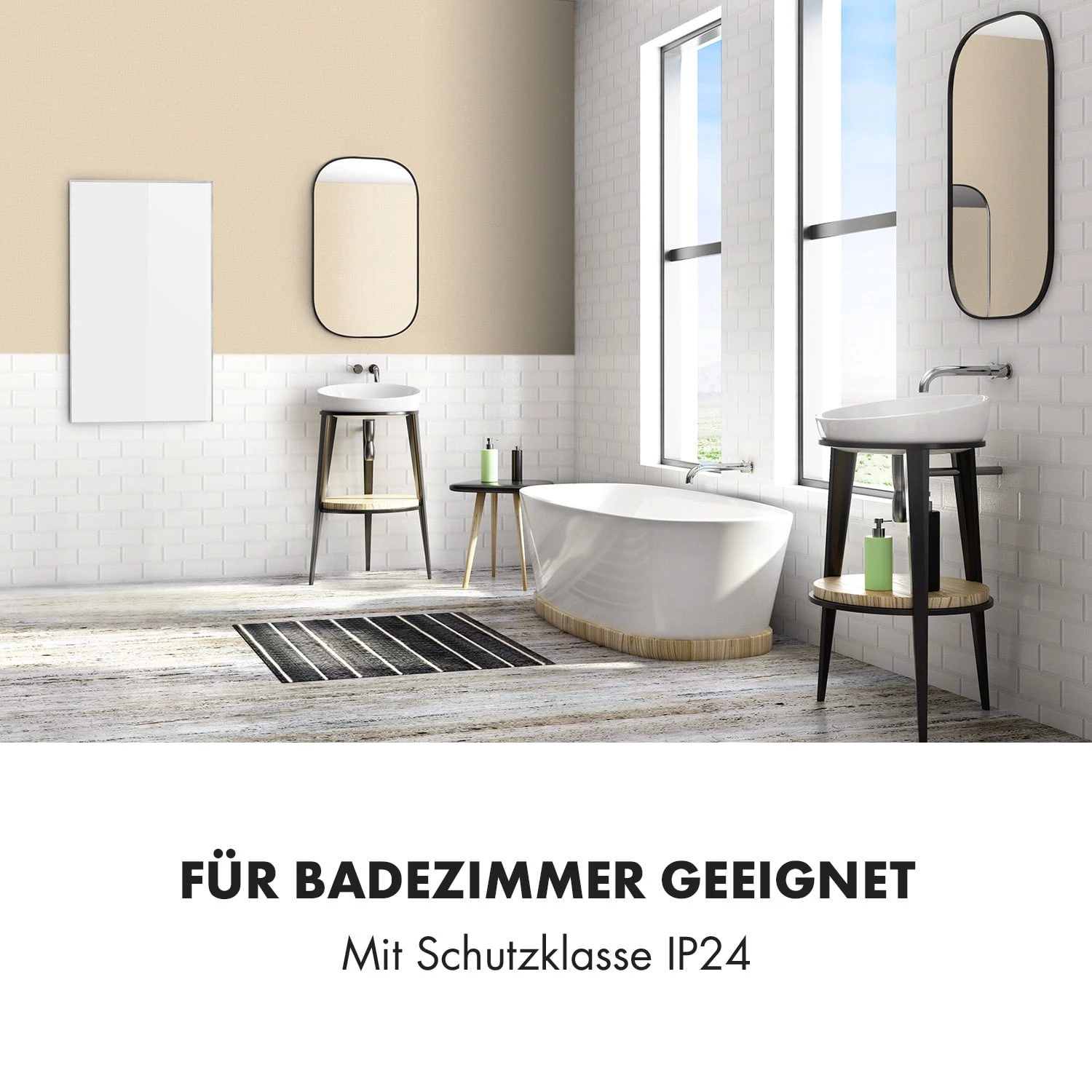 Wonderwall Smart Infrarotheizung 60x100cm App 600W Wochentimer IP24 6 Wonderwall Smart Infrarotheizung 60x100cm App 600W Wochentimer IP24 – Bild 6