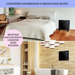 Norderney Konvektions-Heizgerät Thermostat Timer 1000W 20m² -Garten Store 10032787 de 0007 usp