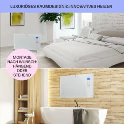 Norderney Konvektions-Heizgerät Thermostat Timer 2000W 30m² Weiß -Garten Store 10032790 de 0007 usp