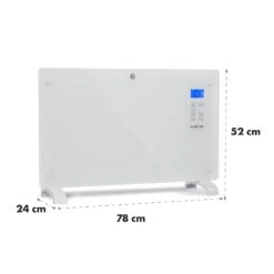 Norderney Konvektions-Heizgerät Thermostat Timer 2000W 30m² Weiß -Garten Store 10032790 yy 0008 logo