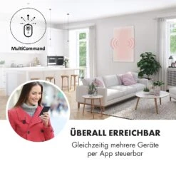 Wonderwall Smart Infrarotheizung 80x120cm App 960W Wochentimer IP24 -Garten Store 10032803 de 0003 logo