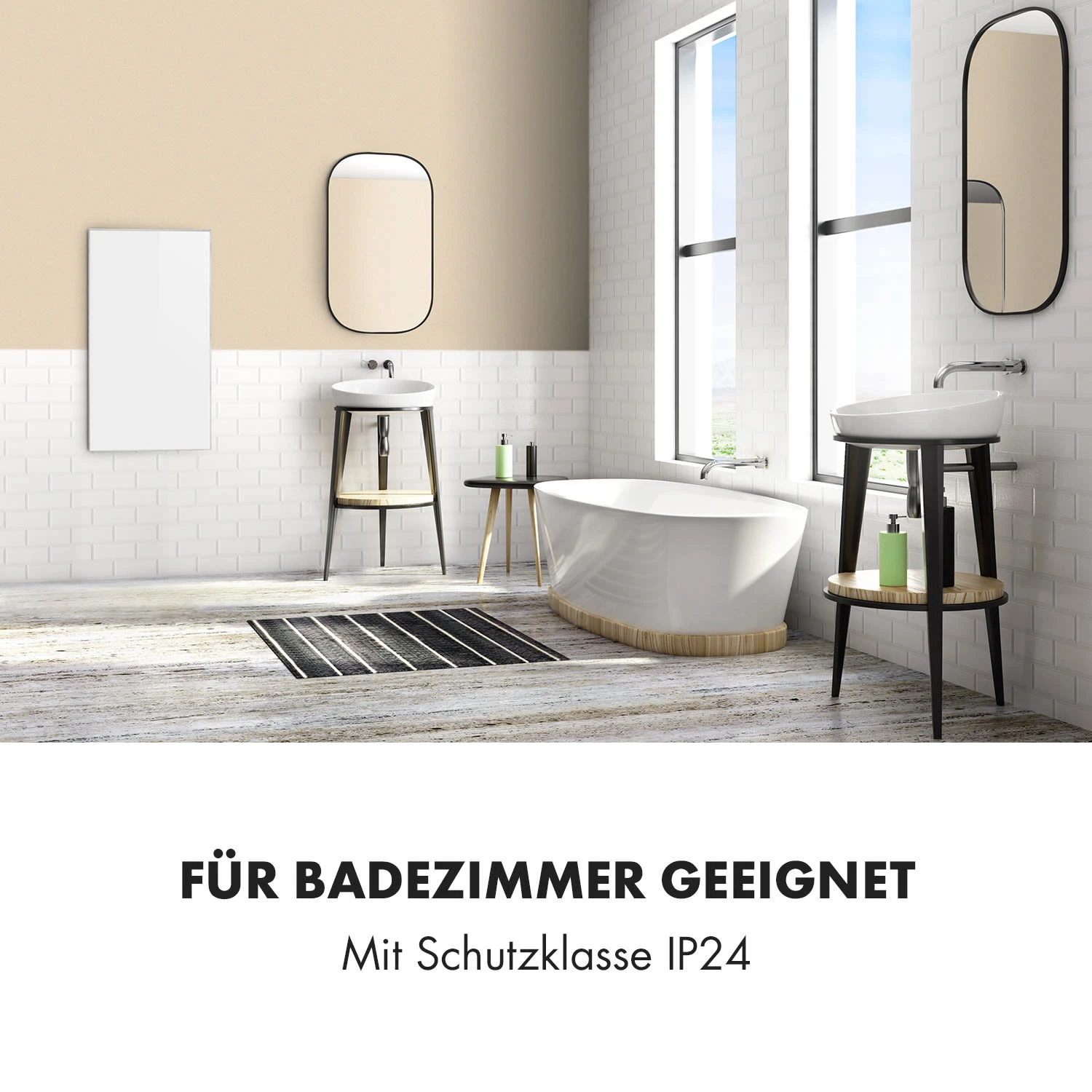 Wonderwall 45 Infrarot-Heizung 50x90cm 450W Wochentimer IP24 4 Wonderwall 45 Infrarot-Heizung 50x90cm 450W Wochentimer IP24 – Bild 4