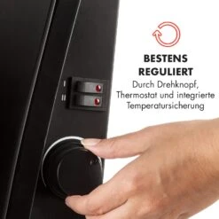 Gotland Glaskonvektor 600, 900 Und 1500W Standgerät Schwarz -Garten Store 10032867 de 0003 logo