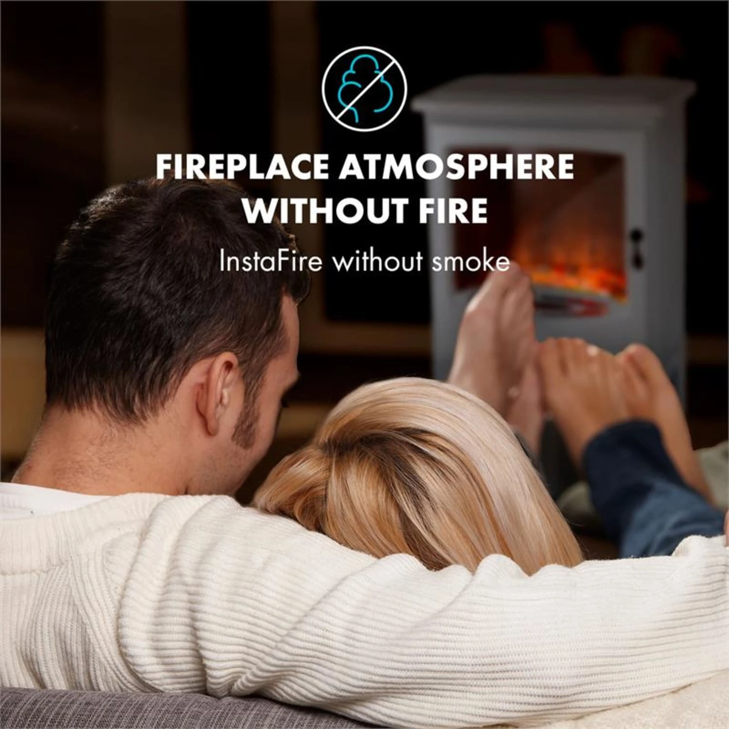 Meran Elektrischer Kamin 950/1850W 2-stufige Heizung Gusseisen-Stil 3 Meran Elektrischer Kamin 950/1850W 2-stufige Heizung Gusseisen-Stil – Bild 3