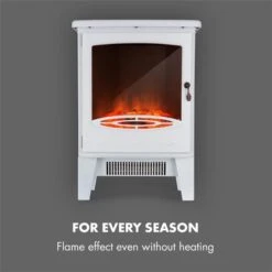 Meran Elektrischer Kamin 950/1850W 2-stufige Heizung Gusseisen-Stil 13 Meran Elektrischer Kamin 950/1850W 2-stufige Heizung Gusseisen-Stil -Garten Store 10032974 yy 0006 logo Klarstein Meran Elektrischer Kamin weiss