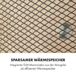 HeatPal Marble Blackline Infrarot-Heizung 1300W Wärmespeicher Marmor -Garten Store 10032992 de 0004 logo