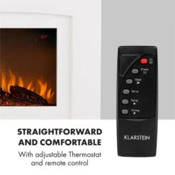 Aosta Light & Fire Elektrischer Kamin 1000/2000W Fernbedienung -Garten Store 10033000 yy 0003 logo Klarstein Aosta Light Fire Elektrischer Kamin