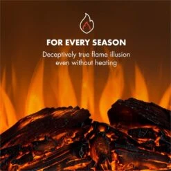 Aosta Light & Fire Elektrischer Kamin 1000/2000W Fernbedienung -Garten Store 10033000 yy 0008 logo Klarstein Aosta Light Fire Elektrischer Kamin