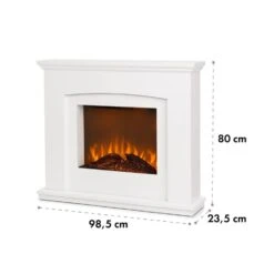 Aosta Light & Fire Elektrischer Kamin 1000/2000W Fernbedienung -Garten Store 10033000 yy 0009 logo Klarstein Aosta Light Fire Elektrischer Kamin