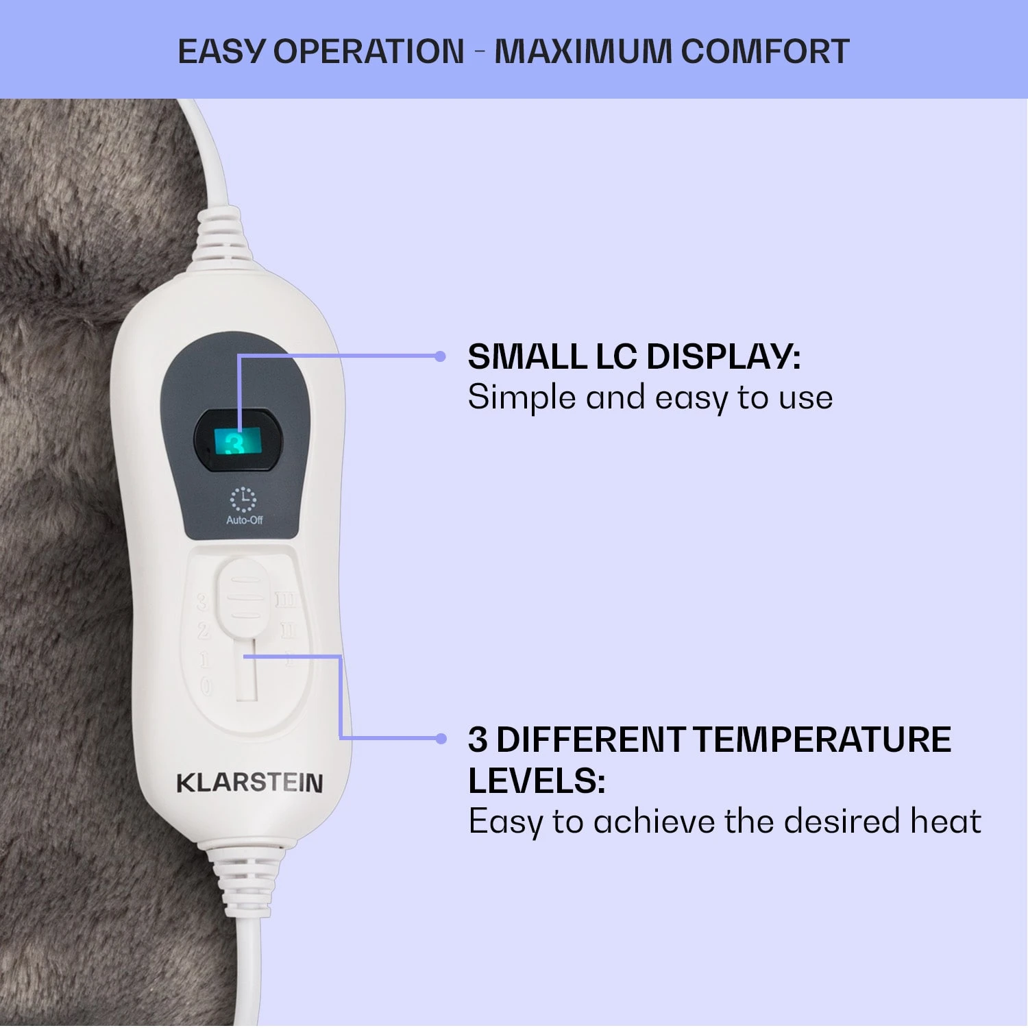 Dr. Watson SuperSoft Heizdecke 120 W 180 X 130 Cm Teddy-Plüsch 6 Dr. Watson SuperSoft Heizdecke 120 W 180 X 130 Cm Teddy-Plüsch – Bild 6