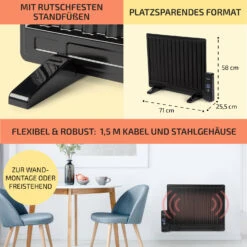Wallander Ölradiator 600W Thermostat Ölheizung Ultraflach Schwarz 12 Wallander Ölradiator 600W Thermostat Ölheizung Ultraflach Schwarz -Garten Store 10033099 de 0006 usp