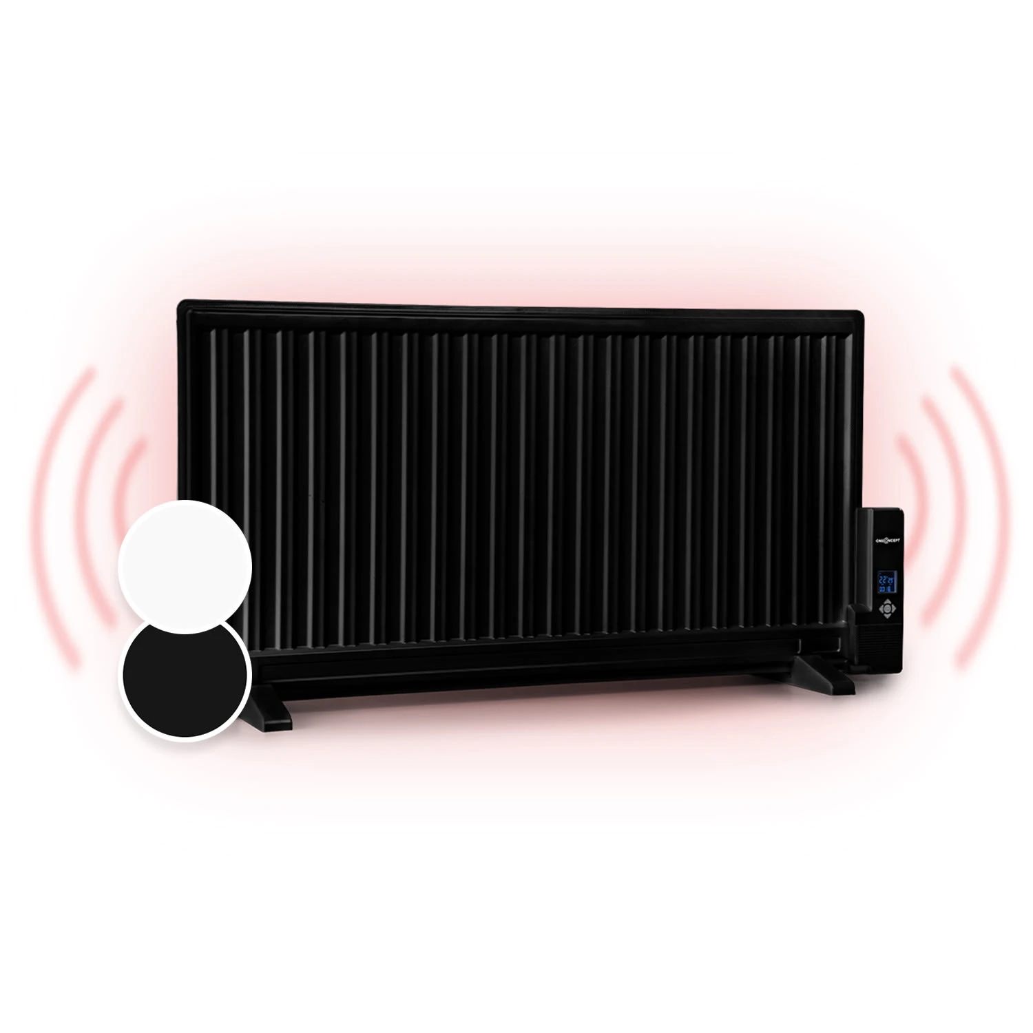 Wallander Ölradiator 1000W Thermostat Ölheizung Ultraflach Schwarz 1 Wallander Ölradiator 1000W Thermostat Ölheizung Ultraflach Schwarz