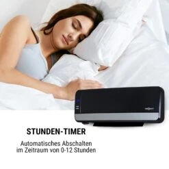 Wallkyrie Wandheizgerät 1000W/2000W 10 - 49 °C Thermostat Schwarz -Garten Store 10033139 de 0005 logo