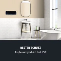 Wallkyrie Wandheizgerät 1000W/2000W 10 - 49 °C Thermostat Schwarz -Garten Store 10033139 de 0006 logo