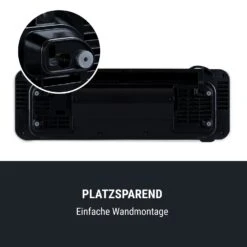 Wallkyrie Wandheizgerät 1000W/2000W 10 - 49 °C Thermostat Schwarz -Garten Store 10033139 de 0008 logo