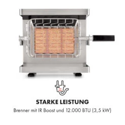 Crossfire Vertikaler Gasgrill 800°C Infrarot-Brenner 12.000 BTU Silber 13 Crossfire Vertikaler Gasgrill 800°C Infrarot-Brenner 12.000 BTU Silber -Garten Store 10033288 de 0003 logo