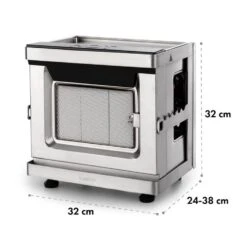 Crossfire Vertikaler Gasgrill 800°C Infrarot-Brenner 12.000 BTU Silber 21 Crossfire Vertikaler Gasgrill 800°C Infrarot-Brenner 12.000 BTU Silber -Garten Store 10033288 yy 0011 logo Klarstein Crossfire Vertikaler Gasgrill silber reedit