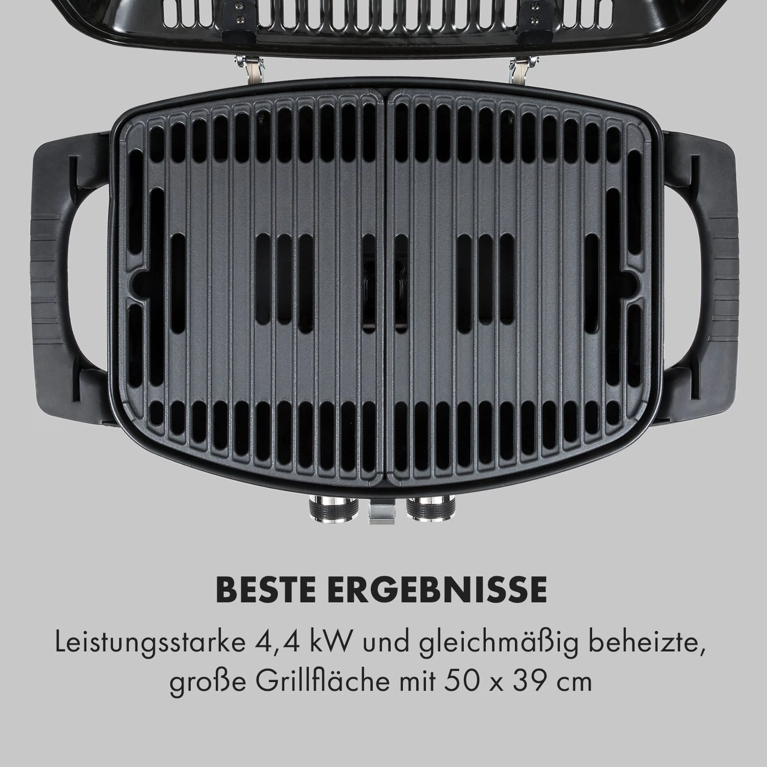 Parforce Duo Gasgrill 2 Brenner 4,4kW 15000BTU 300°C Grau 3 Parforce Duo Gasgrill 2 Brenner 4,4kW 15000BTU 300°C Grau – Bild 3