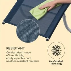 Westwood Rocking Chair Schaukelliege Ergonomisch Aluminium Dunkelblau 9 Westwood Rocking Chair Schaukelliege Ergonomisch Aluminium Dunkelblau -Garten Store 10033306 yy 0004 logo Blumfeldt Westwood Rocking Chair Schaukelliege