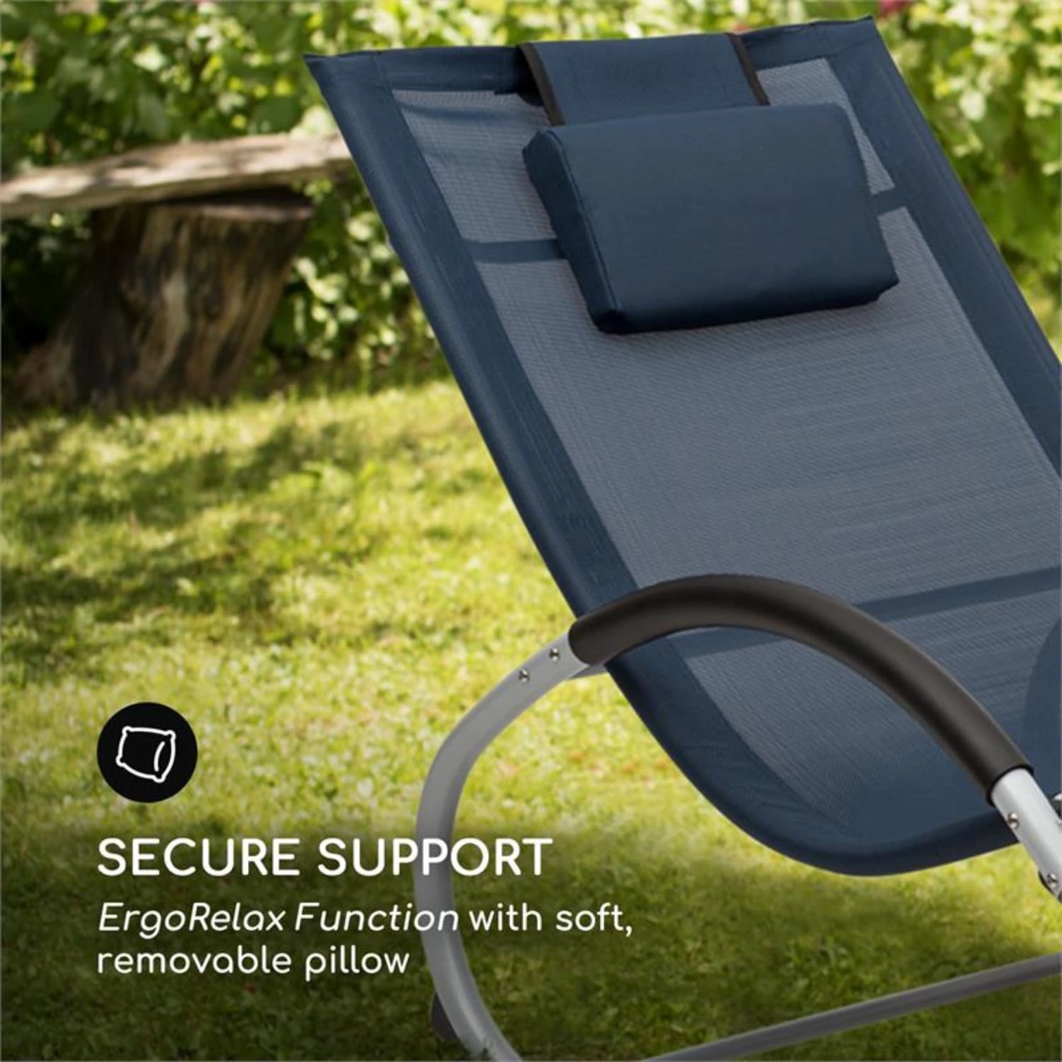 Westwood Rocking Chair Schaukelliege Ergonomisch Aluminium Dunkelblau 6 Westwood Rocking Chair Schaukelliege Ergonomisch Aluminium Dunkelblau – Bild 6