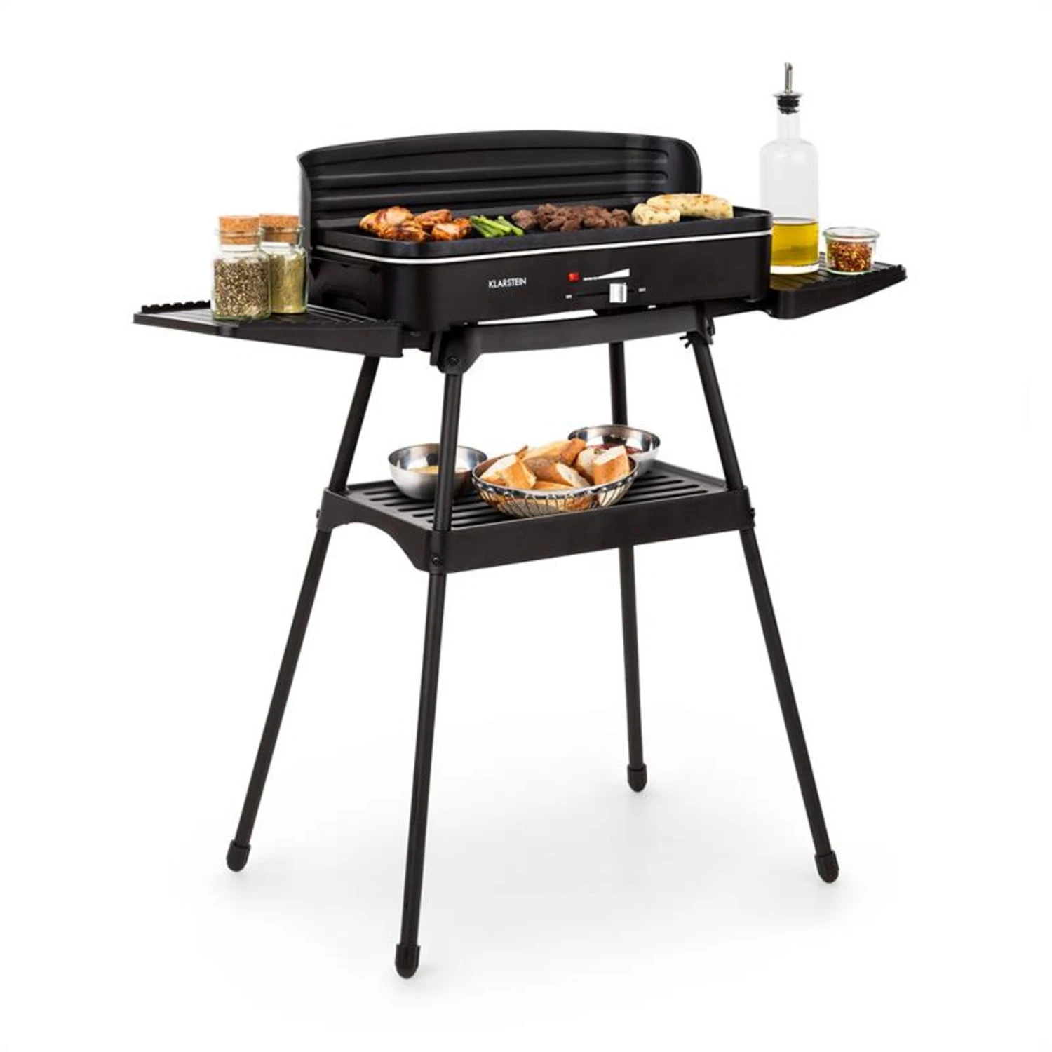 Porterhouse Elektrogrill 2200W Antihaft-Grillfläche Schwarz 1 Porterhouse Elektrogrill 2200W Antihaft-Grillfläche Schwarz