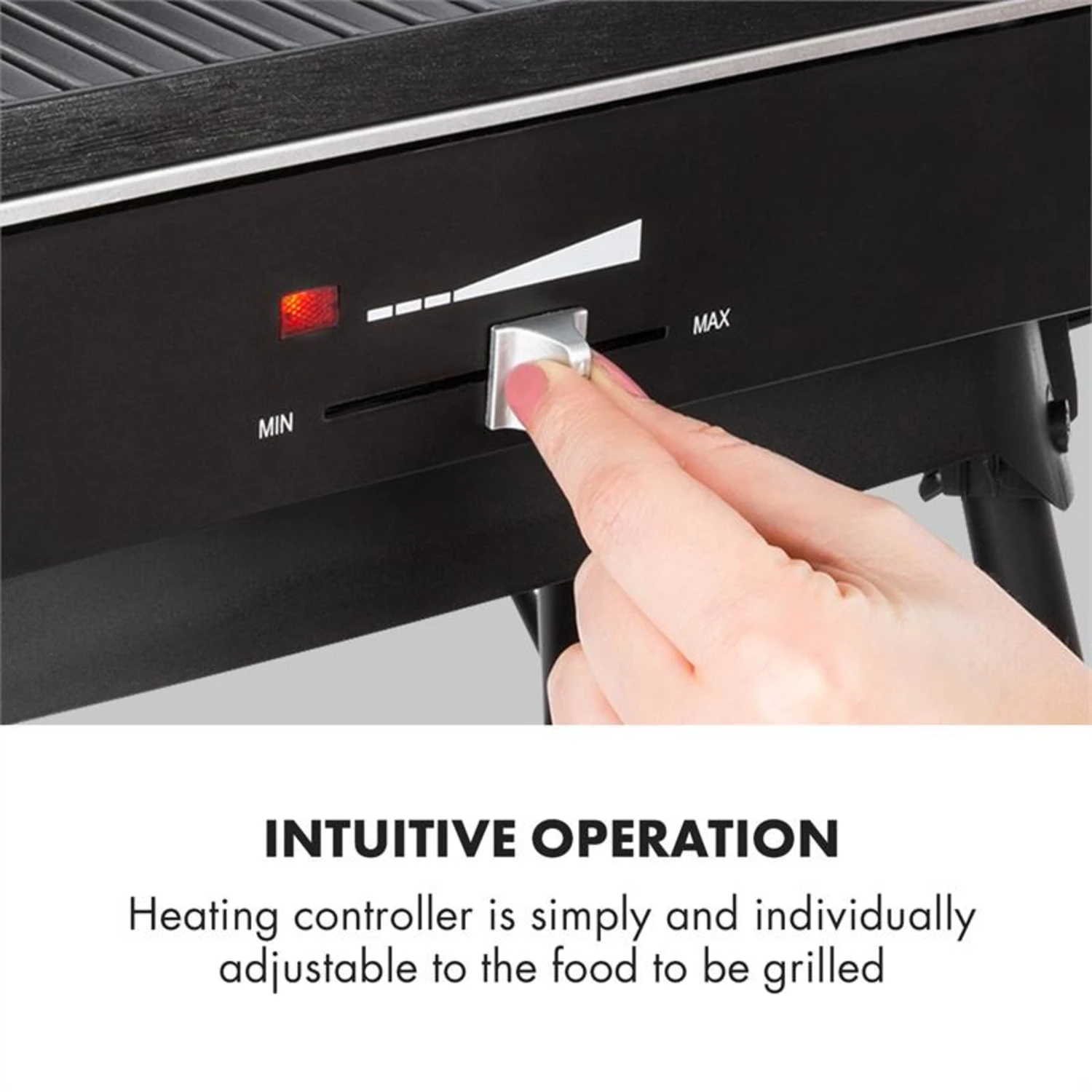 Porterhouse Elektrogrill 2200W Antihaft-Grillfläche Schwarz 7 Porterhouse Elektrogrill 2200W Antihaft-Grillfläche Schwarz – Bild 7