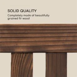 Murnau Gartenbank Flammenbehandeltes Tannenholz Braun -Garten Store 10033354 yy 0004 logo Blumfeldt Murnau Gartenbank Tannenholz braun