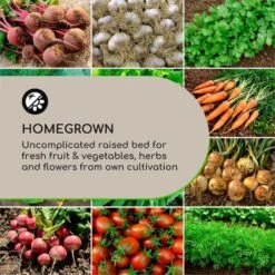 Mammutgrow Hochbeet 76 X 65 X 37 Cm UV- Und Frostschutz Anthrazit -Garten Store 10033360 yy 0003 logo Blumfeldt Mammutgrow Hochbeet anthrazit