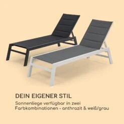 Renazzo Lounge Liegestuhl 70/30 PVC/PE Aluminium 6-Stufen Anthrazit 14 Renazzo Lounge Liegestuhl 70/30 PVC/PE Aluminium 6-Stufen Anthrazit -Garten Store 10033363 de 0006 logo