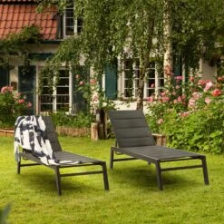 Renazzo Lounge Liegestuhl 70/30 PVC/PE Aluminium 6-Stufen Anthrazit 13 Renazzo Lounge Liegestuhl 70/30 PVC/PE Aluminium 6-Stufen Anthrazit -Garten Store 10033363 yy 0005 logo