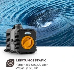 Lagoon 5200 Teichpumpe 5.200 L/h EcoSave: 40 Watt 4,8 Meter Förderhöhe -Garten Store 10033392 de 0004 logo