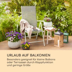 Almeria Klappstuhl 2er-Set 56,5x107x68 Cm ComfortMesh Aluminium 14 Almeria Klappstuhl 2er-Set 56,5x107x68 Cm ComfortMesh Aluminium -Garten Store 10033401 de 0005 logo
