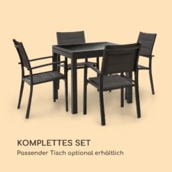 Torremolinos Gartenstühle 2 St. Aluminium ComfortMesh Dunkelgrau 16 Torremolinos Gartenstühle 2 St. Aluminium ComfortMesh Dunkelgrau -Garten Store 10033404 de 0008 logo