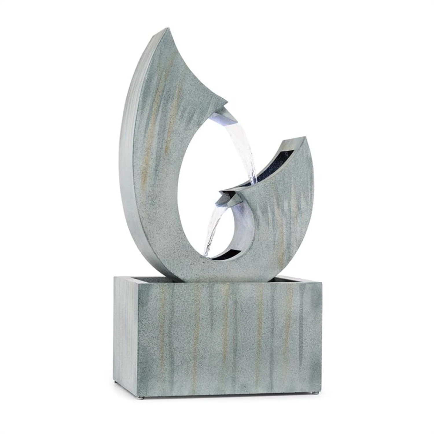 Trumpet Flow Gartenbrunnen 8W Verzinktes Metall LEDs Indoor & Outdoor 1 Trumpet Flow Gartenbrunnen 8W Verzinktes Metall LEDs Indoor & Outdoor