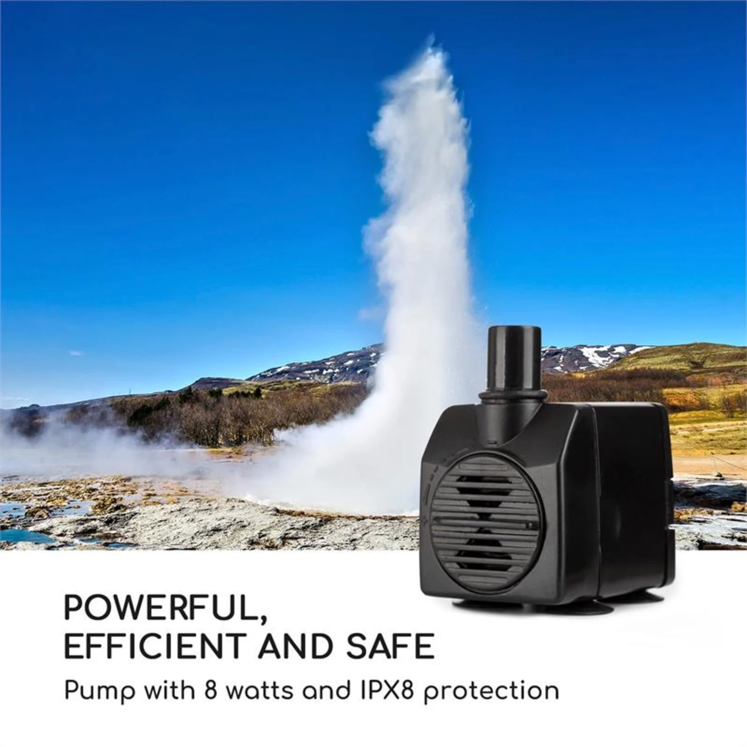 Trumpet Flow Gartenbrunnen 8W Verzinktes Metall LEDs Indoor & Outdoor 7 Trumpet Flow Gartenbrunnen 8W Verzinktes Metall LEDs Indoor & Outdoor – Bild 7