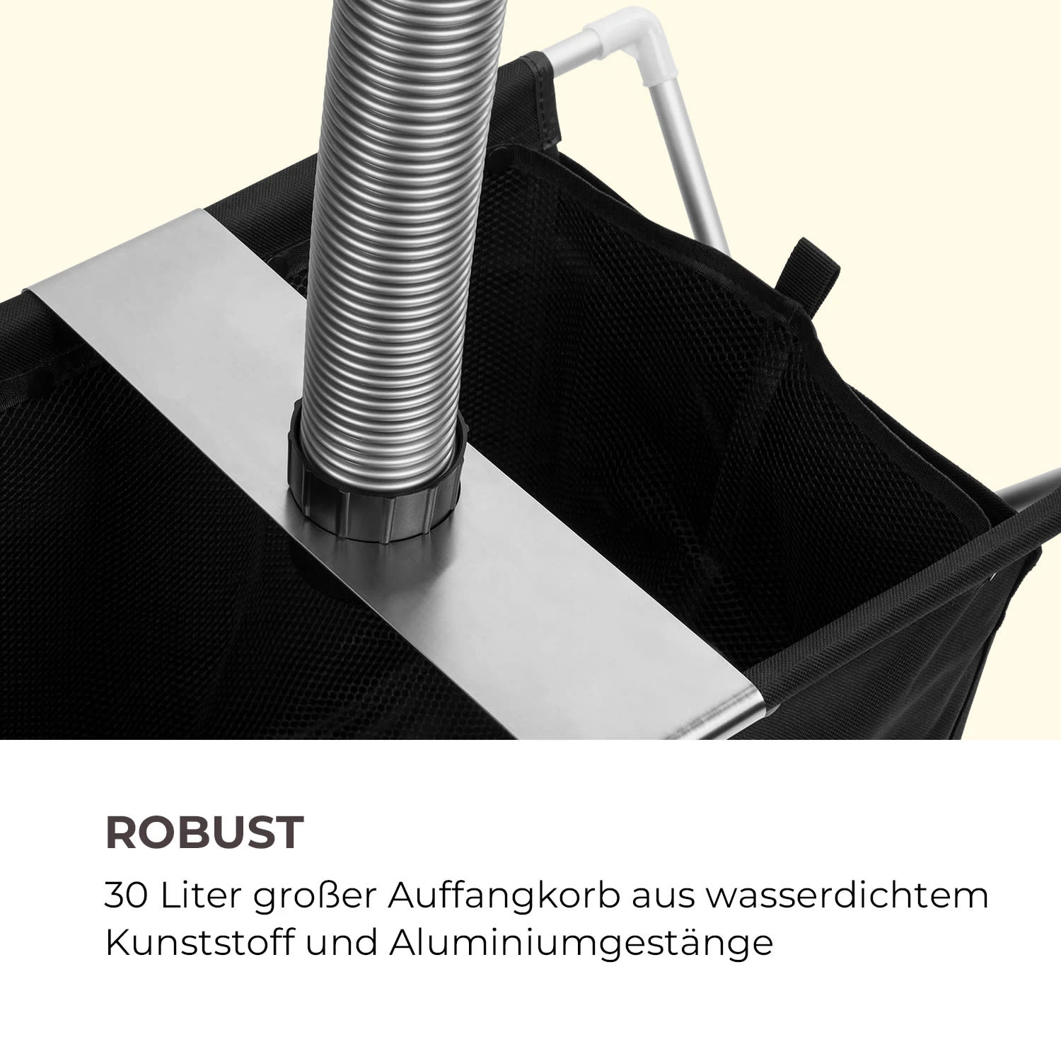 Lakeside Power Teichsauger-Auffangkorb 30l Filterkorb Schwarz 3 Lakeside Power Teichsauger-Auffangkorb 30l Filterkorb Schwarz – Bild 3