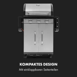 Gazooka 3.0T BBQ Grill 3x3kW Brenner 4 Rollen Edelstahl -Garten Store 10033533 de 0003 logo