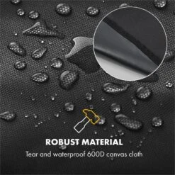 Gazooka 2.0T Wetterschutzhaube 600D Canvas 30/70% PE/PVC Schwarz -Garten Store 10033535 yy 0005 logo Klarstein Gazooka Wetterschutzhaube schwarz