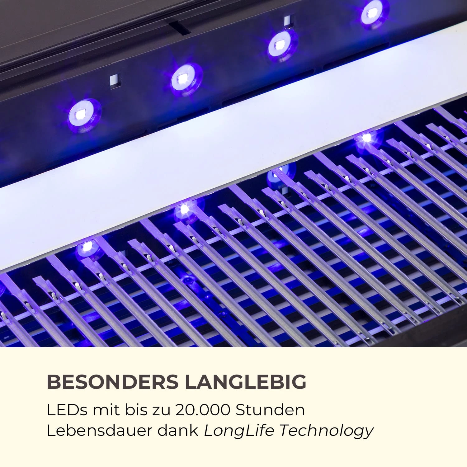 Mosquito Ex 5500 13W 150m² LEDs Auffangschale Kette Schwarz 3 Mosquito Ex 5500 13W 150m² LEDs Auffangschale Kette Schwarz – Bild 3