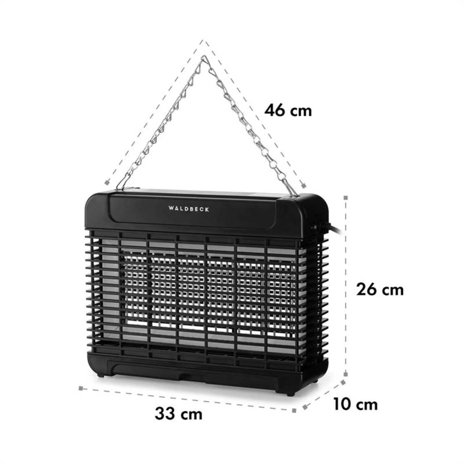 Mosquito Ex 5500 13W 150m² LEDs Auffangschale Kette Schwarz 10 Mosquito Ex 5500 13W 150m² LEDs Auffangschale Kette Schwarz – Bild 10