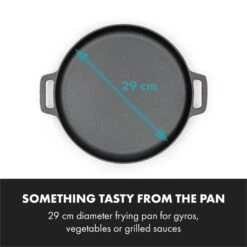 Tomahawk 3.1 S Brat & Back-Set Pfanne Pizzastein Ø29 Cm -Garten Store 10033568 yy 0004 logo Klarstein Tomahawk Brat and Back Set