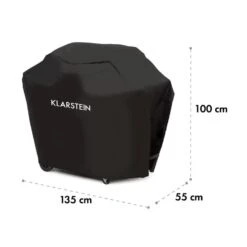 Tomahawk 3.1 S Wetterschutzhaube 300D Canvas 30/70% PE/PVC Schwarz -Garten Store 10033569 yy 0006 logo Klarstein Tomahawk S Wetterschutzhaube schwarz