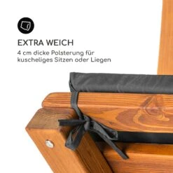 Aruba Hollywoodschaukel Sonnendach 130cm 2-Sitzer Massivholz Grau -Garten Store 10033574 de 0005 logo