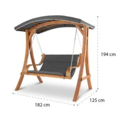 Tahiti Hollywoodschaukel Sonnendach 110cm 2-Sitzer Massivholz Grau 15 Tahiti Hollywoodschaukel Sonnendach 110cm 2-Sitzer Massivholz Grau -Garten Store 10033575 yy 0008 logo Blumfeldt Tahiti Hollywoodschaukel Grau